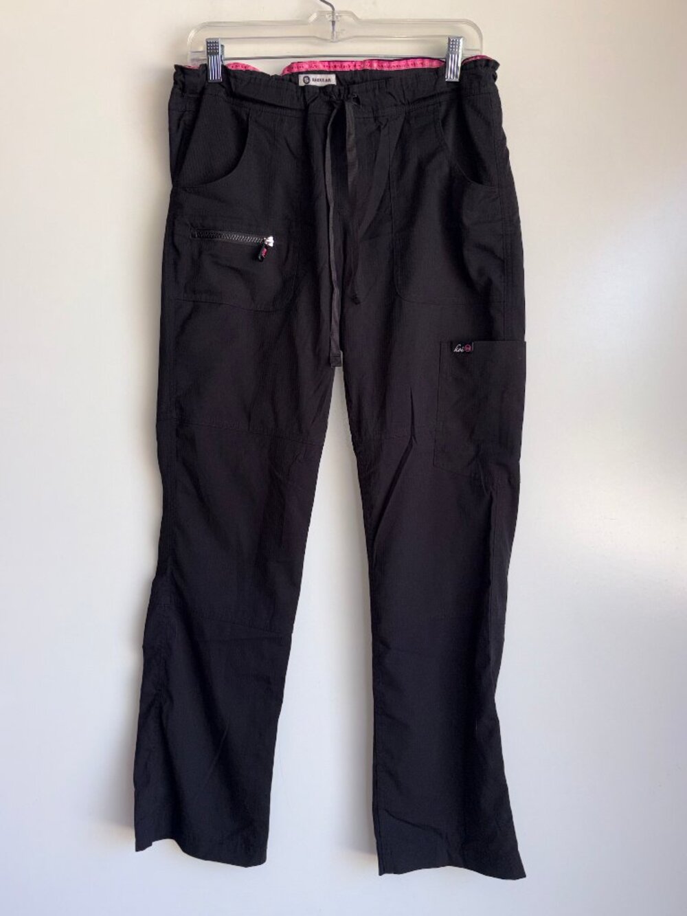 KOI Lite Scrub Pants Size Small Black Slim Fit